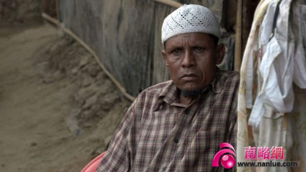 A Rohingya man in Bangladesh